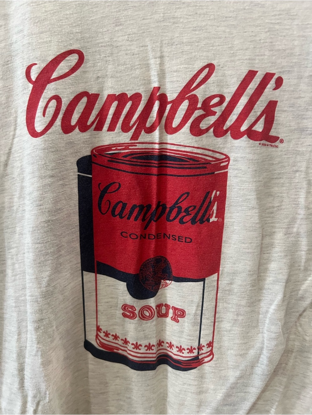 Red Campbell’s Soup Can Graphic Short Sleeve Tee